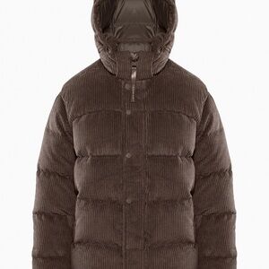 Aritzia Brown Puffer Jacket